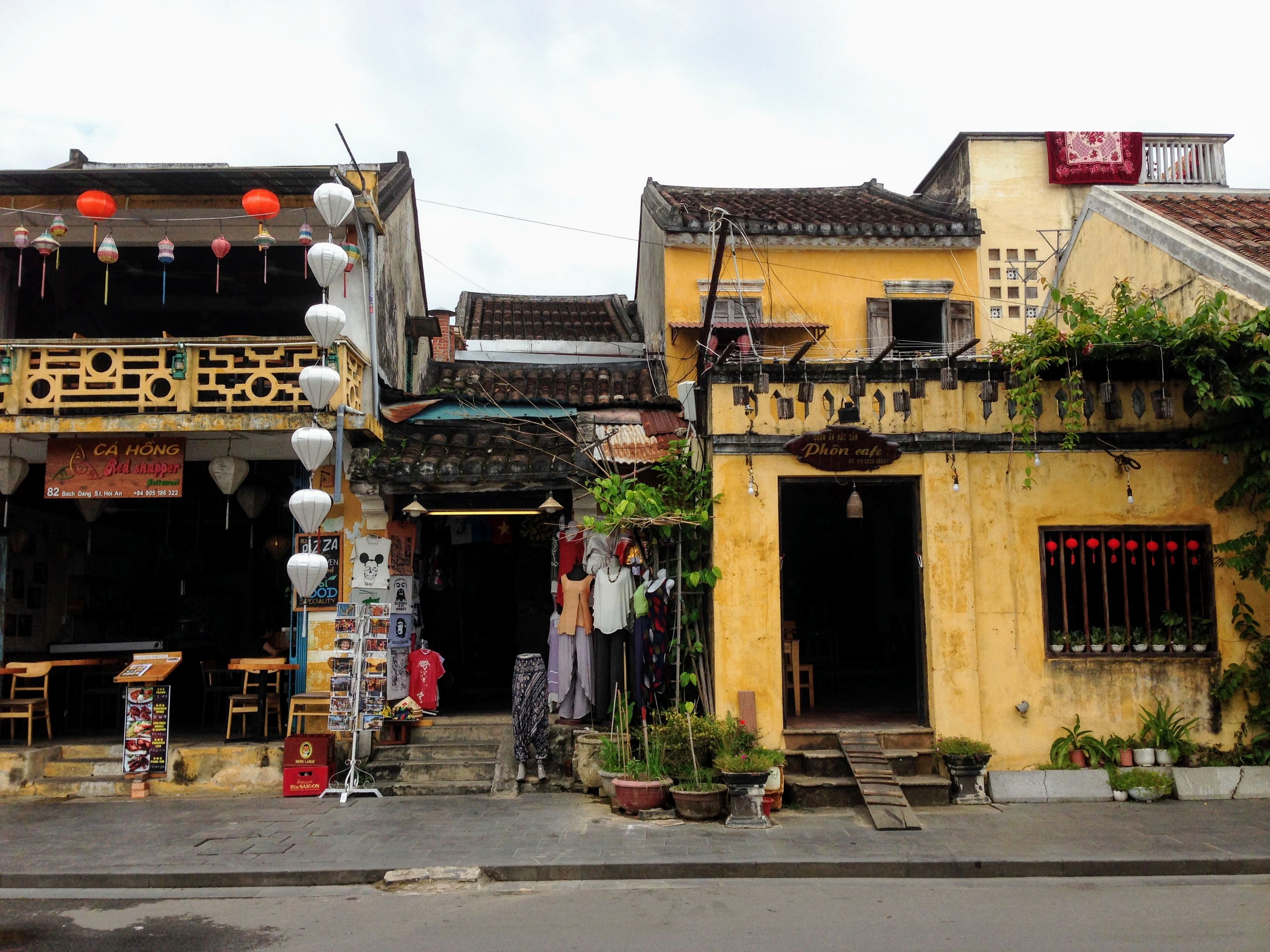 Hoi An Vietnam Old Town historic colonial building